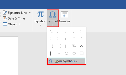 How to Type a Number with Circle in Word