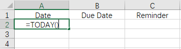 2 Ways to Add Auto Reminders on Due Date in Excel