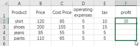 How to Copy Excel Formulas to Multiple Cells or Entire Column