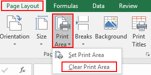 How to Remove the Dotted Borders in Excel
