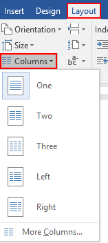 How to Create Multiple Columns in One Word Document