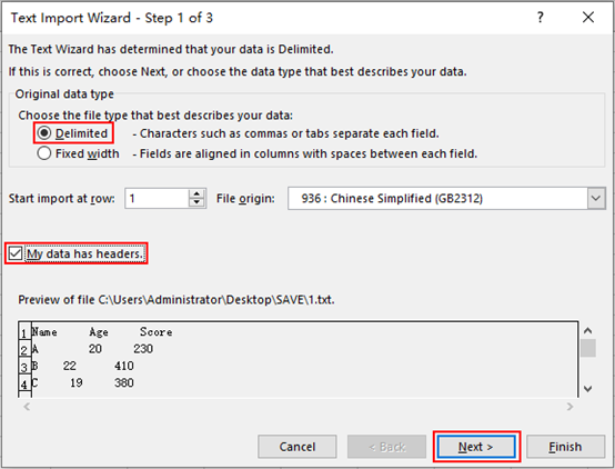 How to Import Data from TXT to Excel