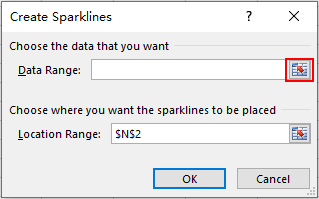 How to Insert Sparklines (mini charts) in Microsoft Excel