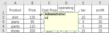 How to Insert Comments to Specific Cells in Microsoft Excel
