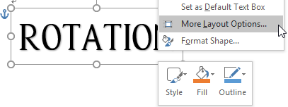 How to Rotate the Text in Word 2016