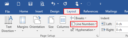 How to Insert Line Numbers to Microsoft Word Documents