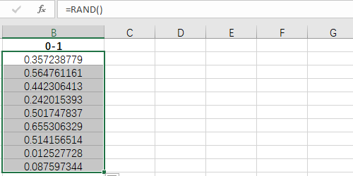 How to Insert a Random Number in Excel