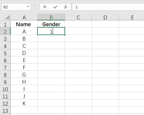 How to Quick Input Specific Words or Text in Microsoft Excel