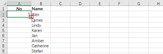 How to Generate the Sequence Numbers automatically in Excel 2016