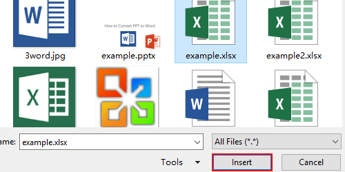 How to Insert an Excel into Another Excel File