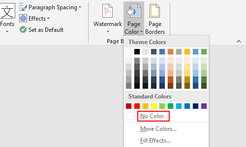 How to Change and Remove the Background of Word Documents