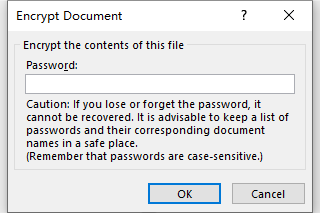 How to Protect a Document with Password in Word 2019