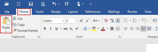 How to Set Default Paste Option in Microsoft Word