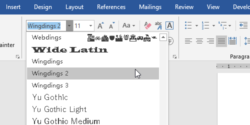 How to Quick Insert a Box with Tick or Cross in Microsoft Word