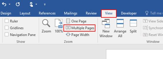 How to View Multiple Pages at Once in Microsoft Word