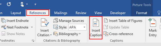 How to Insert a Caption for an Image in Microsoft Word