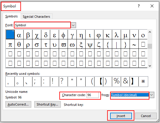 How to Insert a Mean Symbol in Microsoft Word