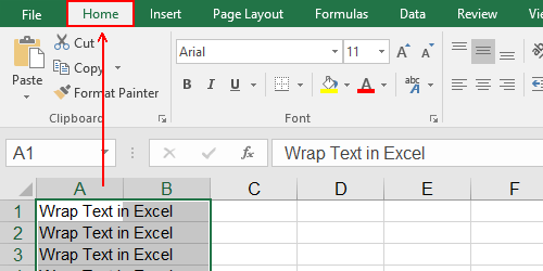 3 Methods to Wrap Text in Microsoft Excel