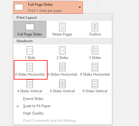 How to Print Multiple Slides on A Single Page in Microsoft PowerPoint
