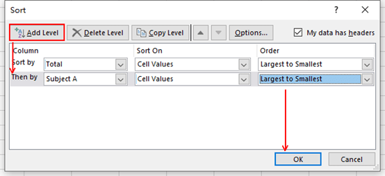How to Sort Data by Multiple Columns in Microsoft Excel