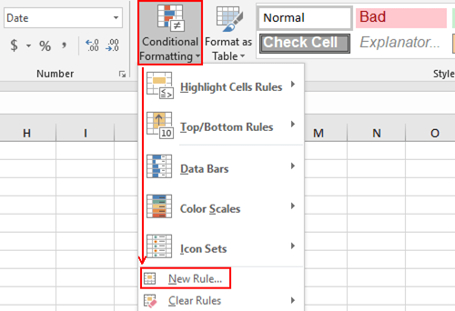 How to Highlight All the Nonworking Days in Excel Spreadsheet