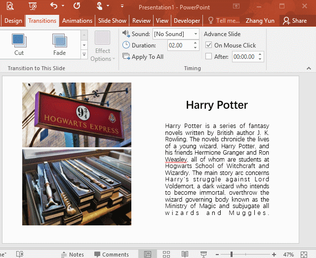 How to Animate Text by Letter, Word or Paragraph in PowerPoint