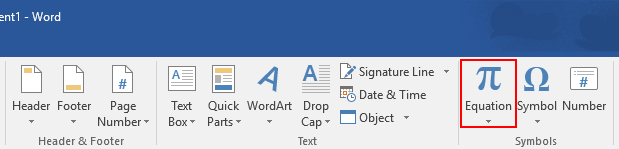 How to Insert a Mean Symbol in Microsoft Word