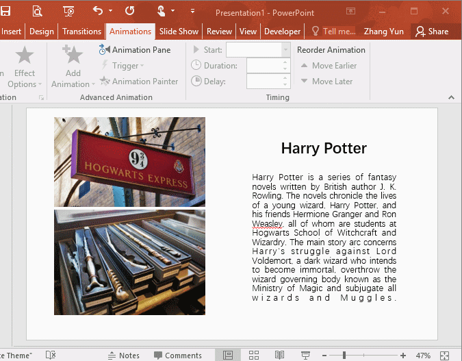 How to Animate Text by Letter, Word or Paragraph in PowerPoint