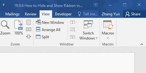 5 Ways to Hide or Show Ribbon in Microsoft Word 5 Ways to Hide or Show Ribbon in Microsoft Word