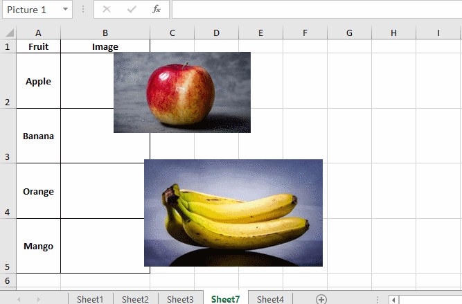 Resize images to fit in the cells