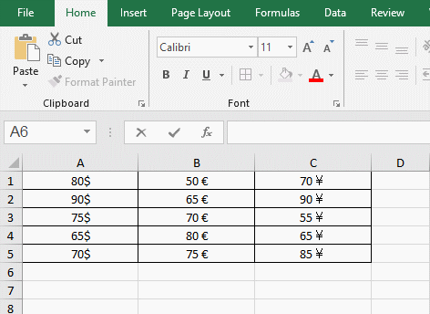 Use proper formula to process data with units