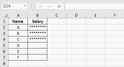 How to Display Numbers as Asterisks in Excel Cells How to Display Numbers as Asterisks in Excel Cells