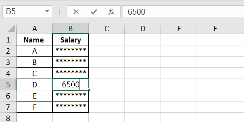 How to Display Numbers as Asterisks in Excel Cells How to Display Numbers as Asterisks in Excel Cells