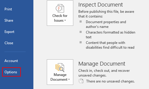 How to Set Auto Save in Microsoft Word