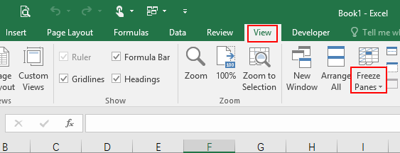 How to Freeze Specific Cells in Microsoft Excel