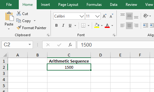 How to AutoFill the Arithmetic Sequence in Microsoft Excel