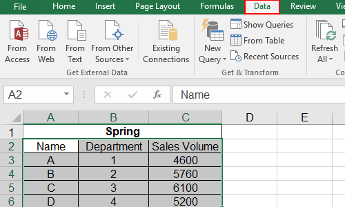 How to Fold Specific Rows or Columns in Microsoft Excel
