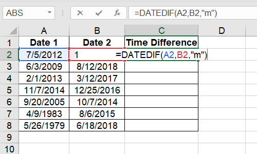 How to Calculate the Time Difference Quickly Using Excel Functions