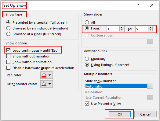 How to Loop a PowerPoint Presentation Continuously