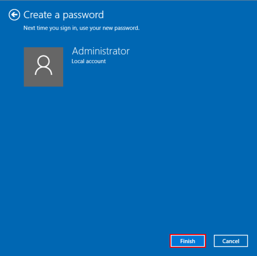How to Add the Sign-in Password to Your Computer Account