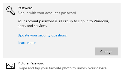 How to Add the Sign-in Password to Your Computer Account