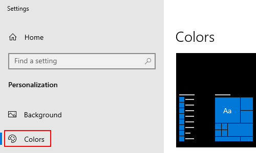 How to Customize Color Mode in Windows 10