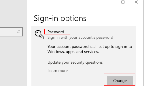 How to Change the Sign-in Password of Your Computer in Win 10