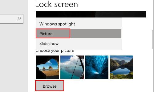 How to Change Lock Screen Picture on Windows 10