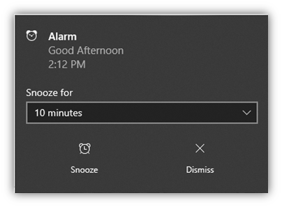 How to Enable and Use the Alarm Clock in Windows 10