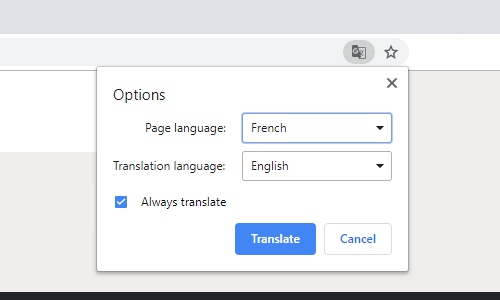 How to Turn on or Turn off Auto Translation in Google Chrome