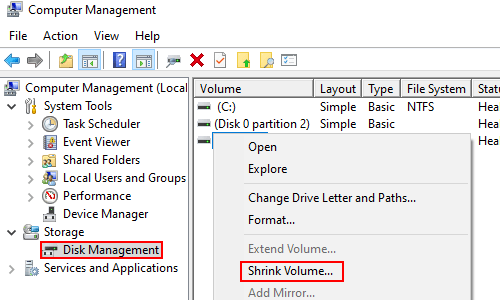 How to Assign Free Space to Other Partitions or Create a New One