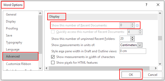 How to Disable Recent Documents List in Microsoft Word How to Disable Recent Documents List in Microsoft Word