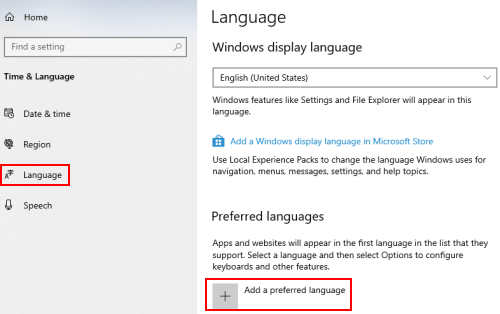 How to Change System Display Language in Windows 10