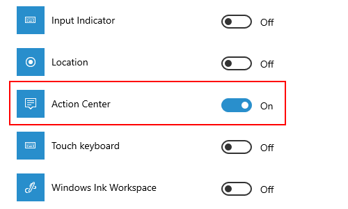 How to Find Back the Notification Icon on Windows 10 Taskbar